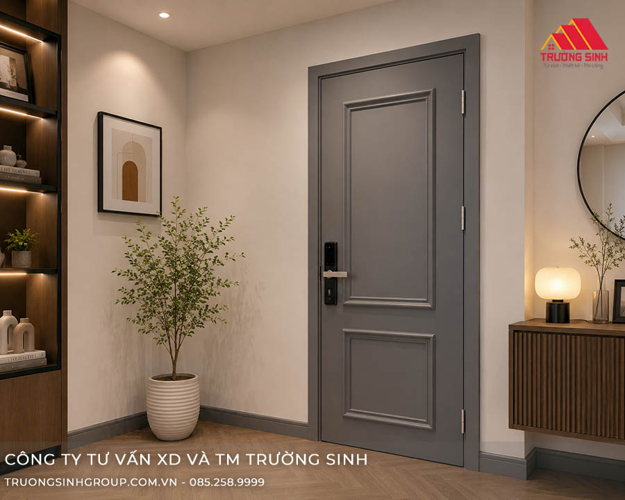 Lý do khiến cừa Composite màu xám được ưa chuộng